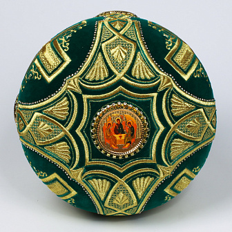 Митра №106 бархат вышивка а/м фоторамки, стр.дорожки, в футляре