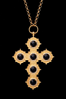 Крест наперсный №1511 инославный / золочение