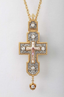Крест наперсный №35 / золочение, серебрение Крест наперсный №35 / золочение, серебрение
