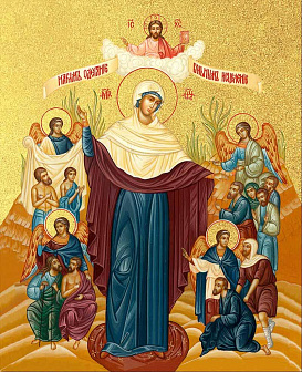 Икона Божией Матери "Всех Скорбящих Радость" с золочением поталью, 03010-УЛ Икона Божией Матери "Всех Скорбящих Радость" с золочением поталью, 03010-УЛ