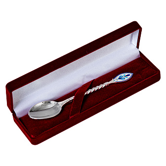 Лжица литьевая малая №17 эмаль серебро (УИН)