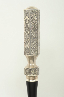 Посох №28 неразборный серебро гравировка (УИН)