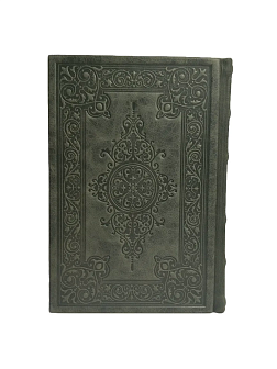 Подарочный набор книг в кожаном переплете: Библия 03.10 и Новый Завет 07.01 зеленый