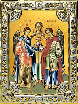 Икона освященная Архангелы Михаил, Гавриил и Рафаил