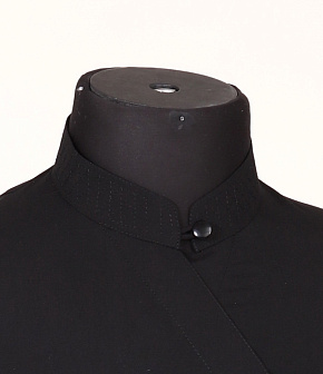 Подрясник русский лен воротник с отстрочкой  /с размером/