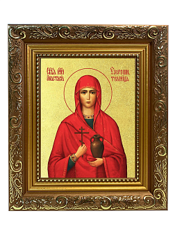 Икона "Анастасия Узорешительница", св. вмц., с золочением поталью, 10002-УЛ Икона "Анастасия Узорешительница", св. вмц., с золочением поталью, 10002-УЛ