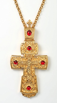 Крест наперсный №172 / золочение