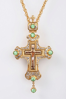 Крест наперсный №  59 /золочение,серебрение/