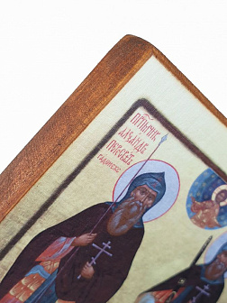 Икона под старину Александр Пересвет и Андрей Ослабля, Преподобные