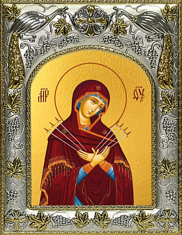 Икона Семистрельная Божия Матерь