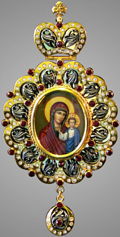 Панагия №22 / золочение / серебро (УИН)
