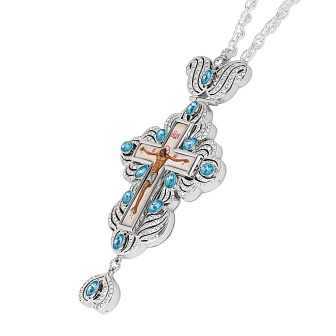 Крест наперсный №13 / серебрение