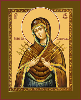 Икона Семистрельная икона Божией Матери