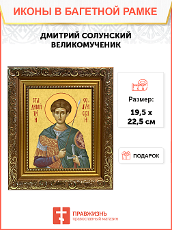 Образ святого Дмитрия Солунского (Фессалоникийского), великомученика, 09Д2 Образ святого Дмитрия Солунского (Фессалоникийского), великомученика, 09Д2