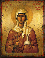 Икона АНАСТАСИЯ Узорешительница, Великомученица (МЕШКОВИНА)