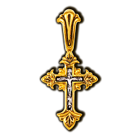 Процветший крест. Православный крест.