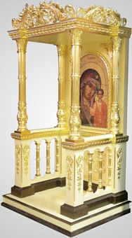 Киот напольный с сенью Казанская Киот напольный с сенью Казанская