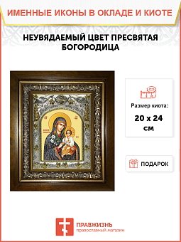 Икона Пресвятой Богородицы НЕУВЯДАЕМЫЙ ЦВЕТ Икона Пресвятой Богородицы НЕУВЯДАЕМЫЙ ЦВЕТ