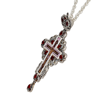 Крест наперсный №153 / серебрение