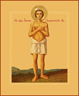 Праведный Иаков Боровичский, Новгородский, икона