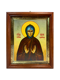 Икона Кира Берийская Преподобная на холсте 156 Икона Кира Берийская Преподобная на холсте 156