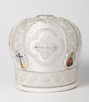 Митра №113 глазет вышивка а/м фоторамки, стр.дорожки в футляре