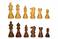 Шахматы классические большие деревянные утяжеленные (высота короля 4,25")