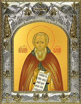Икона Александр Свирский преподобный