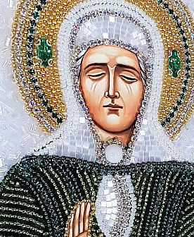 Икона Святая Блаженная Матрона бисер
