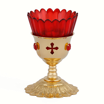 Лампада настольная малая золочение Лампада настольная малая золочение