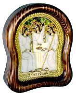 Икона из бисера Святая Троица