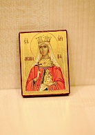 Икона ЛЮДМИЛА Чешская, Княгиня, Мученица (ДОРОЖНАЯ)