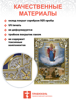 Икона Божией Матери АВГУСТОВСКАЯ, Явление Русскому Воинству (СЕРЕБРЯНАЯ РИЗА) Икона Божией Матери АВГУСТОВСКАЯ, Явление Русскому Воинству (СЕРЕБРЯНАЯ РИЗА)