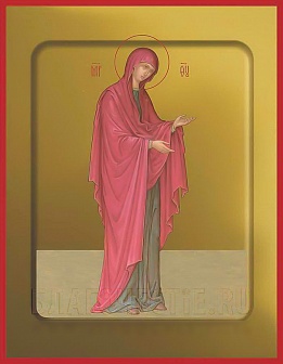 Икона ''Богородица Чиновая'' с золочением