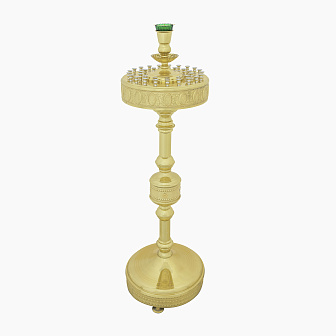 Подсвечник 35 свечей лак