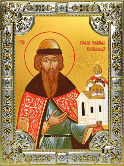 Икона Всеволод Новгородский, Благоверный князь