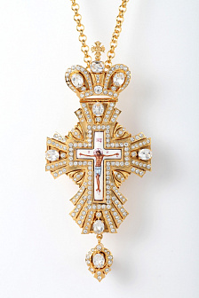 Крест наперсный №54 / золочение / серебро (УИН)