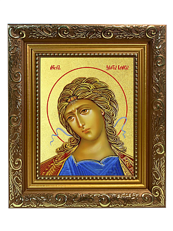 Икона Гавриила Архангела "Ангел Златые Власы" с золочением поталью, 04010-УЛ