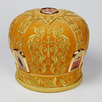 Митра №006 бархат а/м канитель фоторамки в футляре