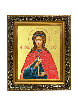 Икона "Иулия (Юлия)", cв. мц., с золочением поталью, 10И4-УЛ