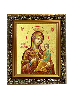 Икона Божией Матери "Скоропослушница" с золочением поталью, 03068-УЛ