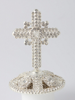 Крест на митру №23 / серебрение
