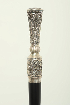 Посох №21 неразборный серебро чеканка (УИН)