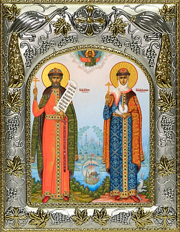 Икона Петр и Феврония благоверные кнн.