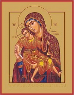 Икона ''Богородица Киккская'' с золочением