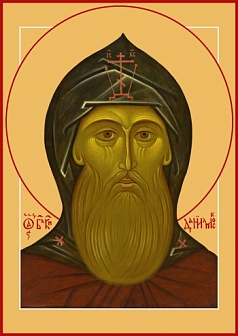 Икона Московский князь благоверный Даниил