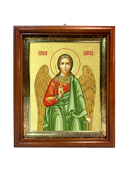 Икона Святого Ангела Хранителя с золочением поталью, 04003-УЛ