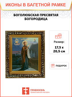 Образ Божией Матери "Боголюбская", 03Б1 Образ Божией Матери "Боголюбская", 03Б1