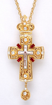 Крест наперсный №107 / золочение Крест наперсный №107 / золочение
