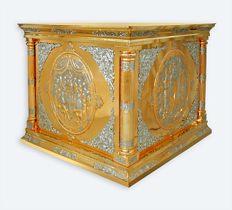 Облачение на престол №15 1.1*1.1*1.0 золочение никель